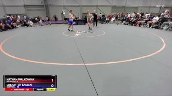 126 lbs Round 2 (8 Team) - Nathan Walkowiak, Michigan vs Creighten Lassen, Nebraska