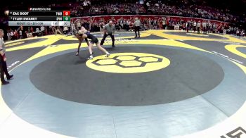 D1-106 lbs Cons. Round 2 - Tyler Swaney, Springboro vs Zac Dodt, Thom. Worthington