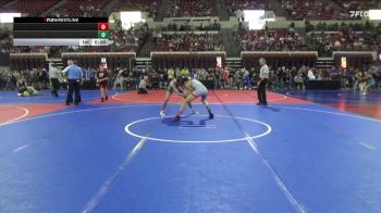 130 lbs Champ. Round 1 - Aiden Smith, Tongue River Wrestling Club vs Dominick Haynes, Mountain Man