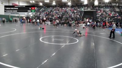 64 lbs Semifinal - Beau Beltran, Team Garcia vs Colton Kerr, Bryan Youth Wrestling Club