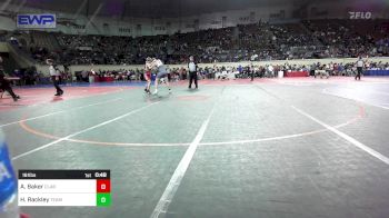 161 lbs Consi Of 16 #2 - Aiden Baker, Claremore Wrestling Club vs Hayden Rackley, Team Choctaw