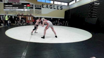 165 lbs 5th Place - Jack Lilly, Fairfield Prep vs Harrison Muller, Danbury