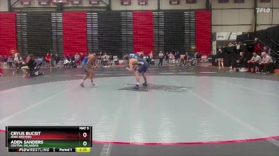 125 lbs Quarterfinal - Cryus Bucsit, Iowa Western vs Aden Sanders, Central Oklahoma