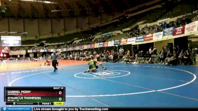 144 lbs Placement Matches (8 Team) - D`marcus Thompson, Bethel vs Gabriel Perry, Smithfield