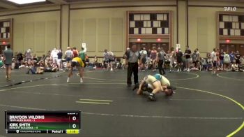 130 lbs Quarterfinals (8 Team) - Braydon Wilding, Team Alien Black vs Kirk Smith, Hewlett Bulldogs