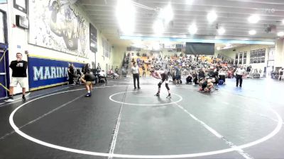 120 lbs Champ. Round 2 - Uriah Cruz, La Mirada vs Mason Mikulin, Laguna Beach