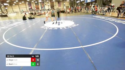 138 lbs Rr Rnd 3 - Jackson Haga, Team Dynamic vs Jordan Bash, Myland Wrestling Academy