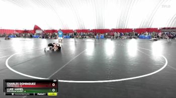 106 lbs Round 1 (6 Team) - Charles Dominguez, Vernon Hills vs Luke Hamel, Wisconsin Rapids