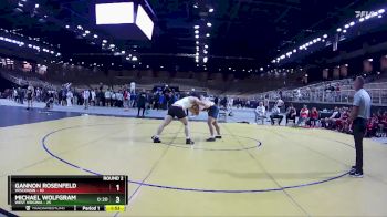 285 lbs Round 2 (4 Team) - Michael Wolfgram, West Virginia vs Gannon Rosenfeld, Wisconsin