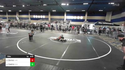 73 lbs Quarterfinal - Julian Quiroz, Threshold WC vs Jeremiah-Roman Castro, Savage House WC