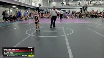 68 lbs Round 1 (8 Team) - Kristian Wescott, U2 Upstate Uprising vs Elijah Hill, Whitted Trained Dynasty