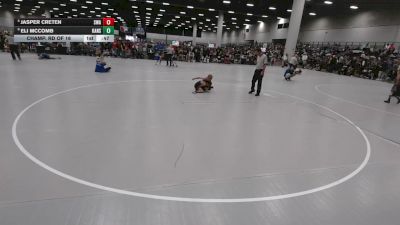 67 lbs Champ. Rd Of 16 - Eli McComb, Kansas vs Jasper Creten, SlyFox Wrestling Academy