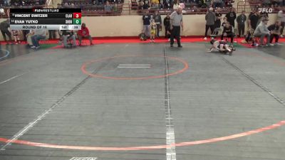 50_B lbs Round Of 16 - Vincent Switzer, Clarion Limestone vs Evan Yutko, Shenandoah Valley