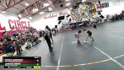 55/60 Round 1 - Tetsuo Anderson, Spartans Wrestling Club vs Jameson Green, Pedraza Wrestling