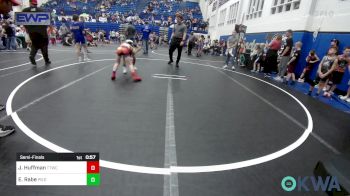 61 lbs Semifinal - Jaxon Huffman, Team Tulsa Wrestling Club vs Eli Rabe, Piedmont