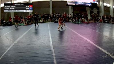 85 lbs Champ. Round 2 - Liliana Sharp, Utah vs Carly Wood, Colorado