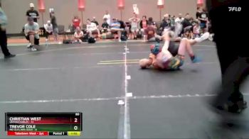 80 lbs Finals (8 Team) - Christian West, Untouchables vs Trevor Cole, MO Outlaws Gold