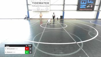 60 lbs Rr Rnd 2 - Zachary Wilczewski, Ragin Raisins Niagara vs Allen Boland, Shore Thing Sharks