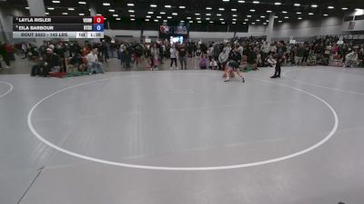 145 lbs Quarters - Layla Risler, Victory School Of Wrestling vs Eila Barbour, Beat The Streets Chicago-Avondale
