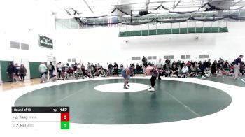 285 lbs Round Of 16 - Jaxon Yang, Windsor vs Zaikwan Hill, Middletown