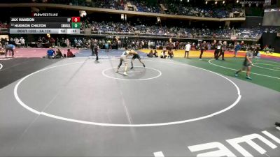 5A 120 lbs Cons. Round 2 - Hudson Chilton, Comal Smithson Valley vs Jax Hanson, Dallas Highland Park