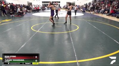 150 lbs Quarterfinal - Sean Otero, Norwalk vs Turner Yanagisawa, Mayfair