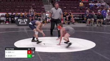 106 lbs Semifinal - Seth Kolb, Benton vs Ayden Smith, Notre Dame Green Pond