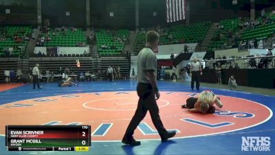 170 lbs Semifinal - EVAN SCRIVNER, Saint Clair County vs Grant McGill, Hayden