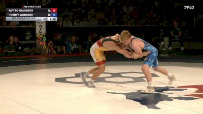 120 lbs 1st Place Match - Mateo Gallegos, PA vs Tommy Wurster, OH
