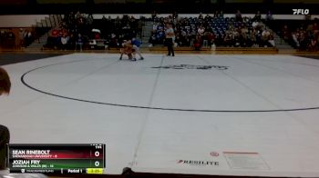 133 lbs Finals (2 Team) - Sean Rinebolt, Shenandoah University vs Joziah Fry, Johnson & Wales (RI)