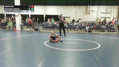 80 lbs Consi Of 16 #2 - Reece Fish, FL vs Matthew Campos, CA