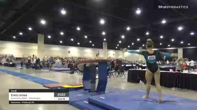 Emily Innes - Vault, Gymkhana #924 - Washington - 2021 USA Gymnastics ...