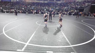 85 lbs Rr Rnd 3 - Raheem Busby, Stl Warriors vs Cael Bever, Mountain Home Flyers