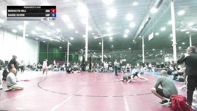 122 lbs Rr Rnd 9 - Madalyn Hill, Journeymen Wrestling - Girls vs Saige Olver, Lady Assassins