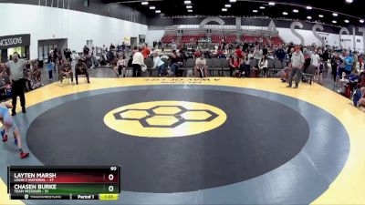 60 lbs Placement Matches (8 Team) - Layten Marsh, Legacy National vs Chasen Burke, Team Missouri