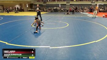 50 lbs Quarterfinals (8 Team) - Mikey Ahedo, LPGE/B Wolves vs Easton Burgstaler, Brainerd