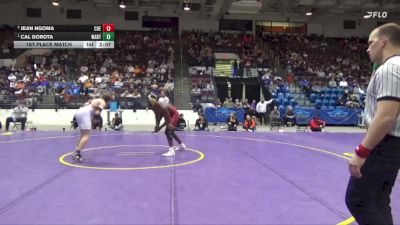 197 lbs 1st Place Match - Cal Dorota, Wartburg vs Jean Ngoma, Coe