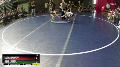 70 lbs Round 2 (6 Team) - Lucas Allison, Nebraska Black vs Colt Mixon, Kansas Rattlers