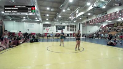 140 lbs Round 5 - Abigail Gomez, Panther Academy Of Wrestling vs Bryleigh Delis, Threshold Wrestling Club