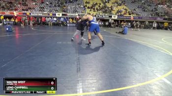 285 lbs Finals (2 Team) - Walter West, Luther vs Leno Campbell, Millikin