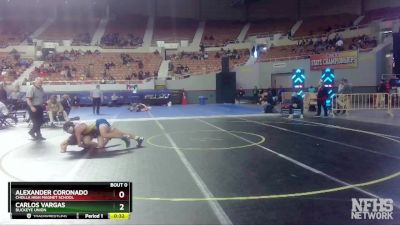 D2-175 lbs Cons. Round 1 - Alexander Coronado, Cholla High Magnet School vs Carlos Vargas, Buckeye Union