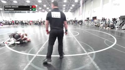 113 lbs Consi Of 32 #1 - Steven Ziegler, WY vs Eli Lonski, MT