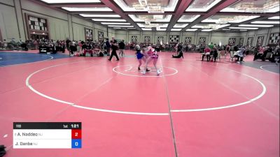 118 lbs Consi Of 8 #2 - Abby Naddeo, Nj vs Jocelyn Danbe, Nj