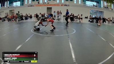 68 lbs Round 2 (6 Team) - Robert Gibbs, Misfits United vs Waylon Worley, Riverdale WC