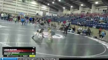 59 lbs Quarters & Wb (16 Team) - Boston Brindley, Utah Gold vs Jason Blevins, Punisher Wrestling Company