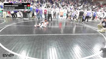 64 lbs Rr Rnd 2 - Abraham Granger, Owasso Takedown Club vs Cody McClain, Berryhill Wrestling Club