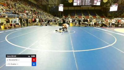 144 lbs Cons 128 #2 - John Escalante, AZ vs Cole Evans, OH