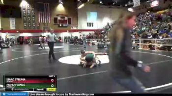 145 lbs Cons. Round 2 - Isaac Struna, Dubois vs Fisher Vance, Pinedale