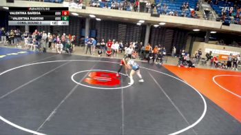 120 lbs Cons. Round 3 - Valentina Fantoni, Glenbard West vs Valentina Barboa, Aurora (East)
