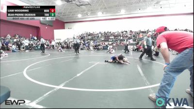 67 lbs Rr Rnd 2 - Liam Woodring, Morrison Takedown Club vs Jean-Pierre DeJesus, Team Of Hard Knox